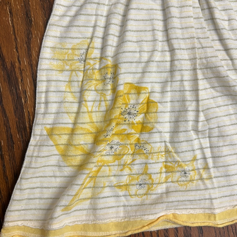 Hollister Floral Babydoll Top-Yellow sz XS - Picture 3 of 5